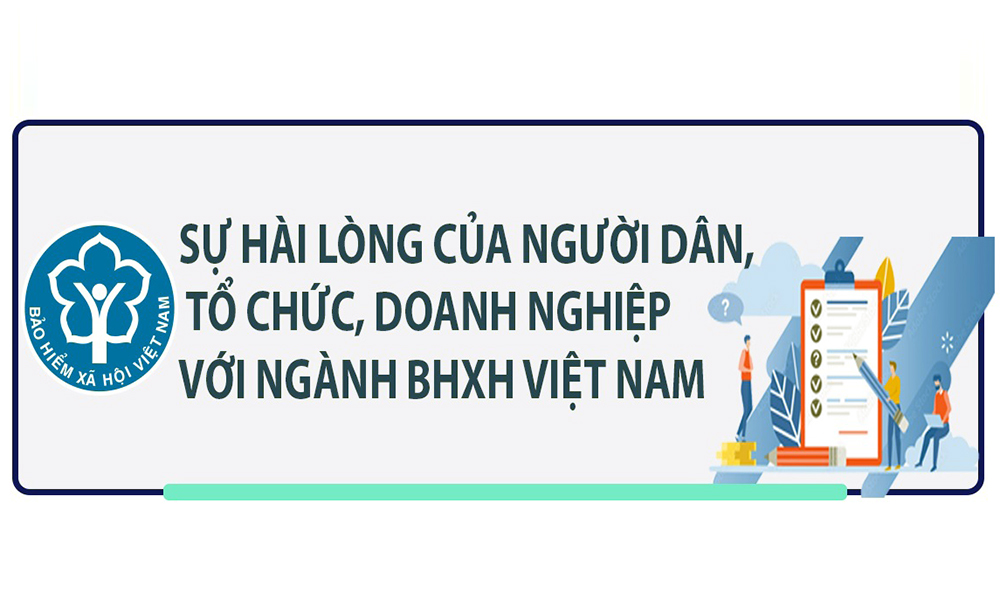 Sự hài lòng của người dân, tổ chức và DN với ngành BHXH Việt Nam