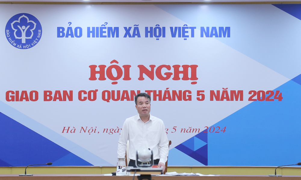 BHXH Việt Nam giao ban tháng 5/2024: Triển khai mạnh các giải pháp phát triển BHXH, BHYT