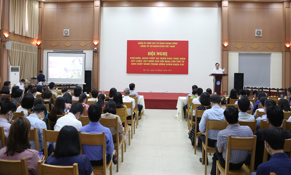 Đảng bộ Cơ quan BHXH Việt Nam chú trọng công tác xây dựng Đảng