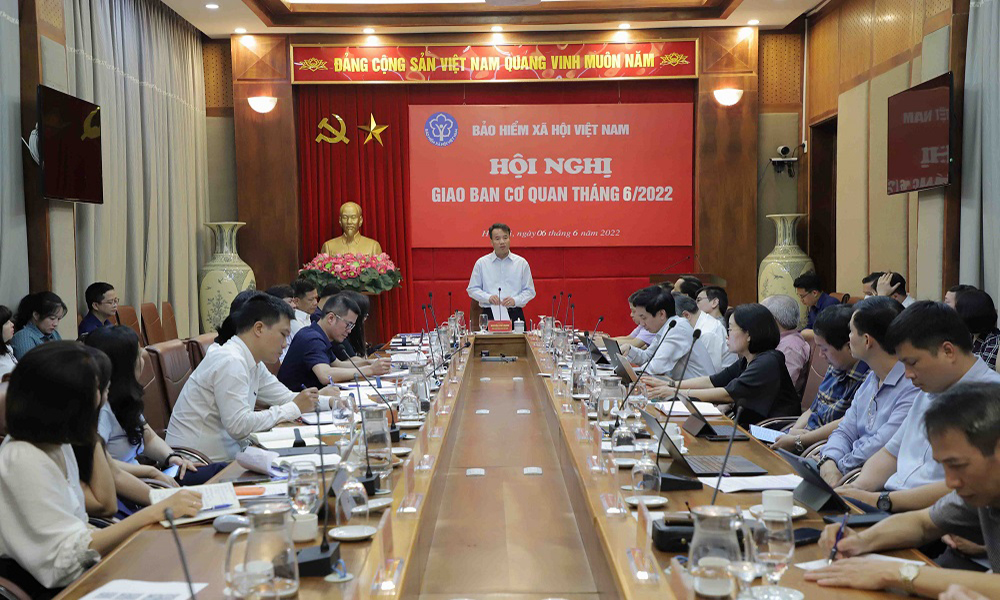BHXH Việt Nam tổ chức giao ban công tác BHXH, BHYT tháng 6/2022
