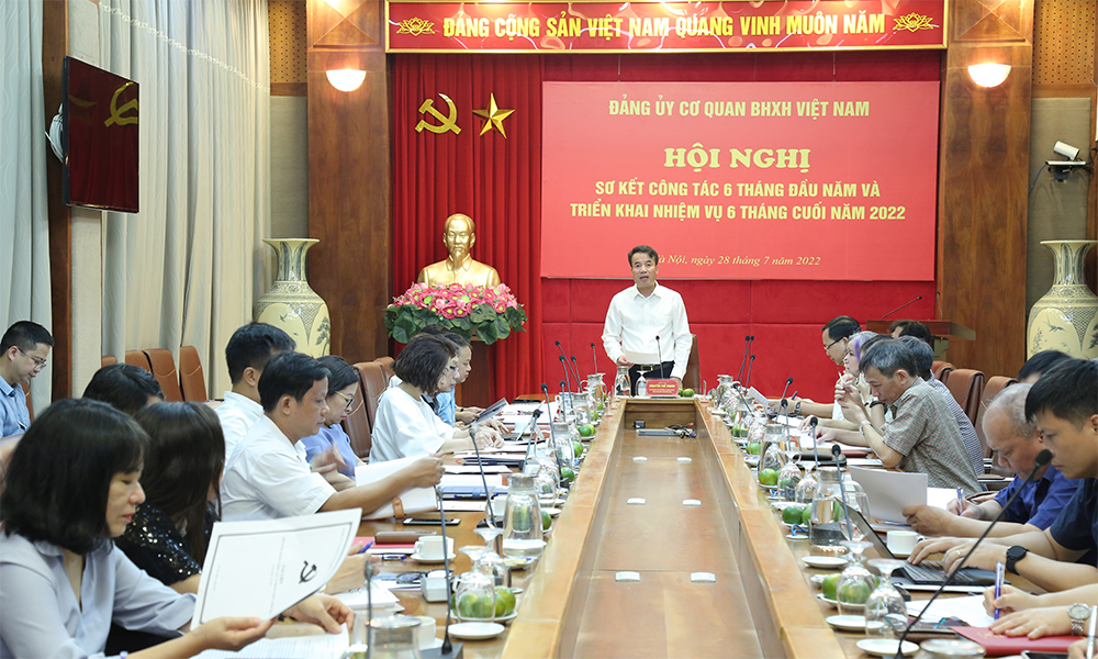 Đảng ủy Cơ quan BHXH Việt Nam triển khai nhiệm vụ 6 tháng cuối năm 2022