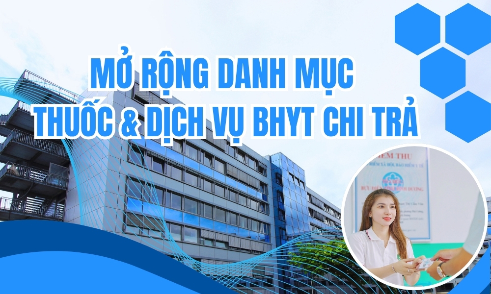 Liên tục mở rộng danh mục thuốc và dịch vụ được BHYT chi trả