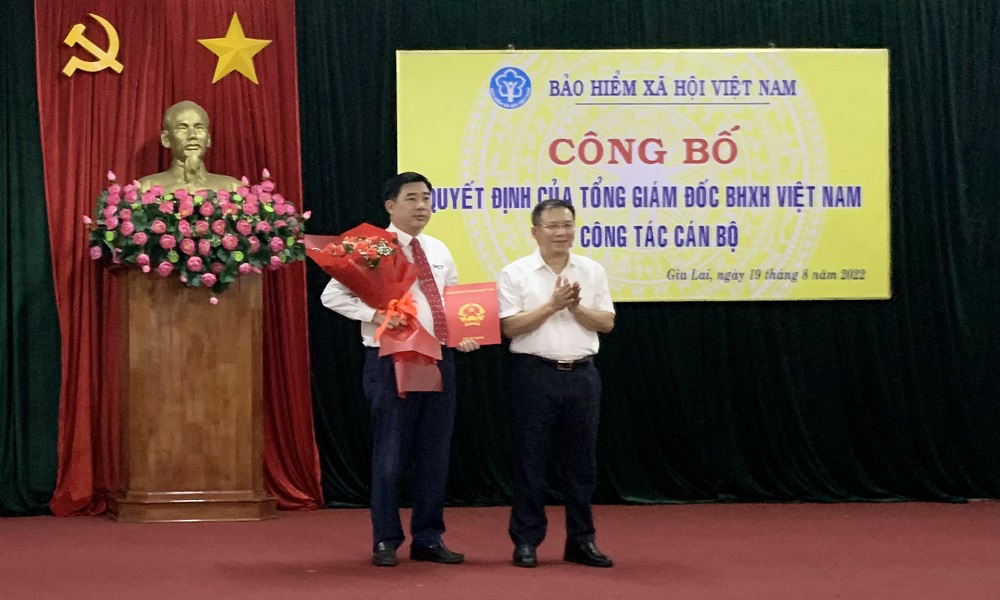 Ông Trần Ngọc Tuấn giữ chức Phó Giám đốc BHXH tỉnh Gia Lai
