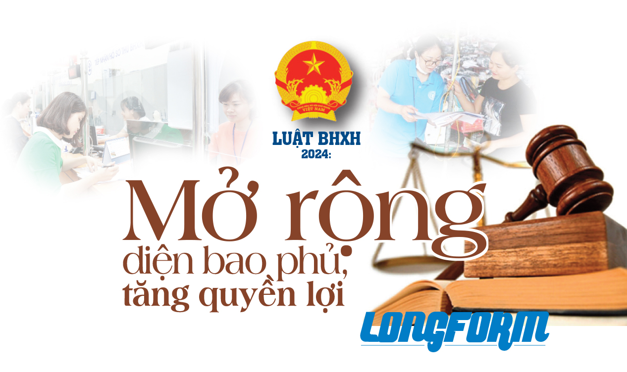 Luật BHXH 2024: Mở rộng diện bao phủ, tăng quyền lợi