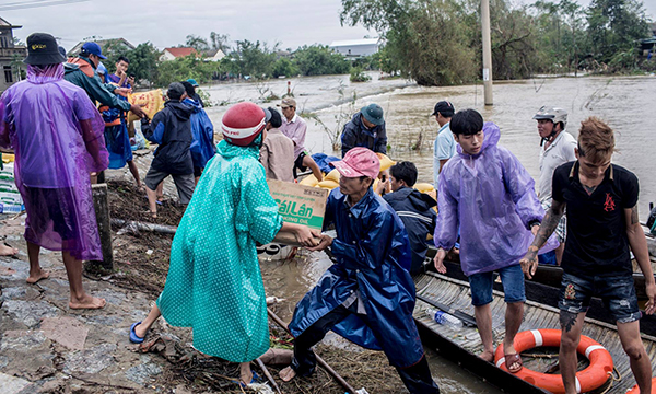 Thế giới chung tay ủng hộ Việt Nam ứng phó với thiên tai bão lũ