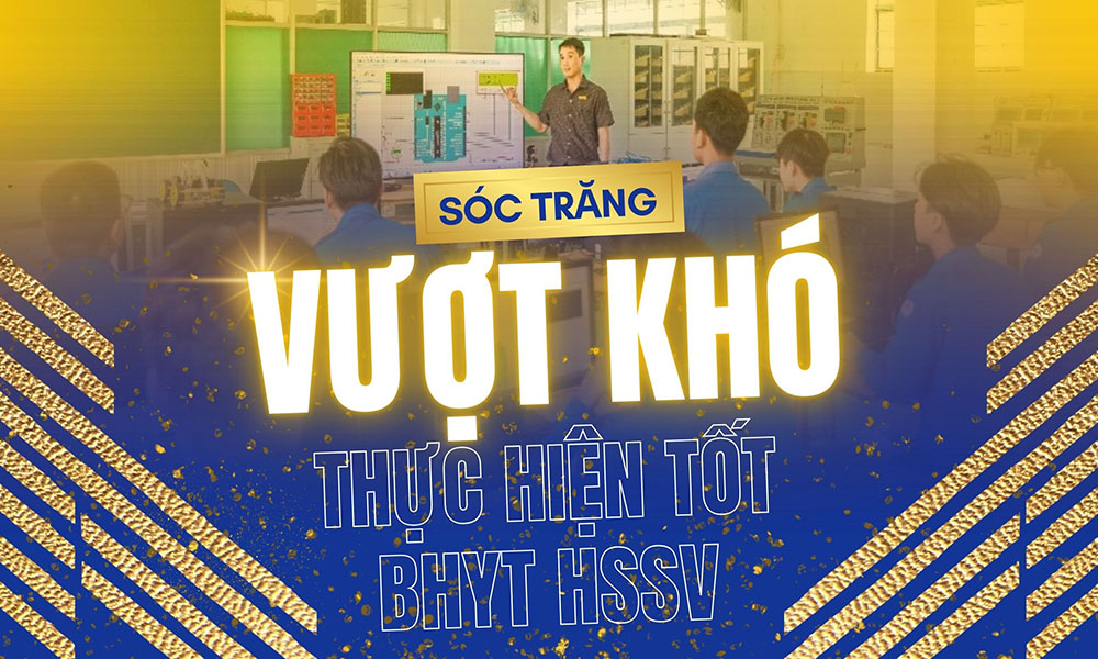 Sóc Trăng: Vượt khó thực hiện tốt BHYT HSSV