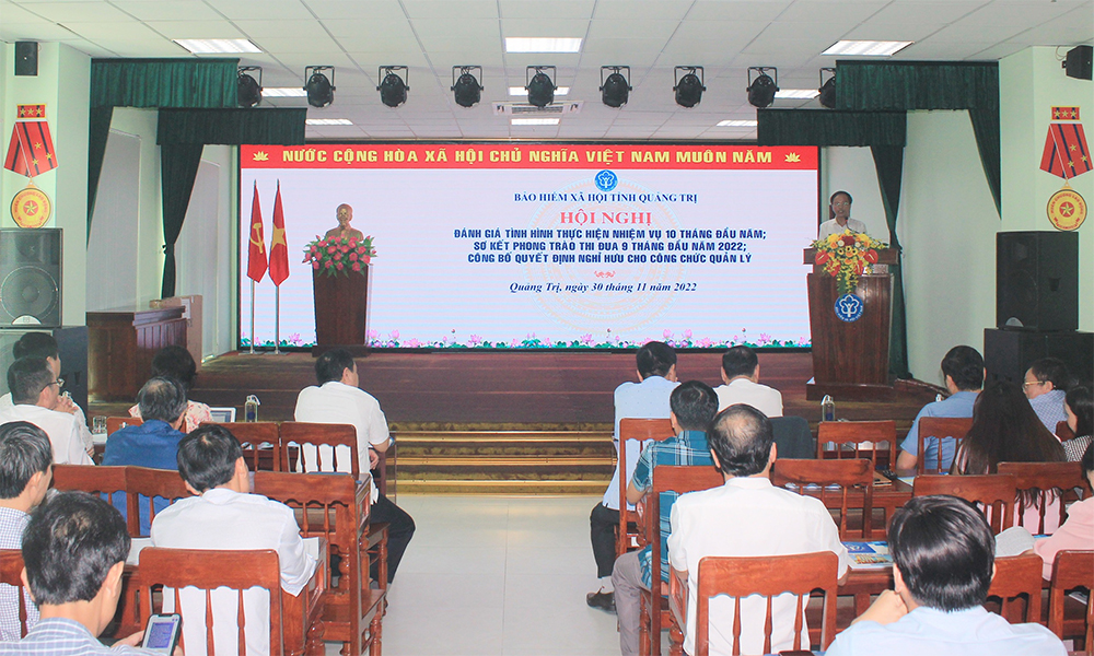 BHXH tỉnh Quảng Trị triển khai nhiệm vụ 2 tháng cuối năm 2022