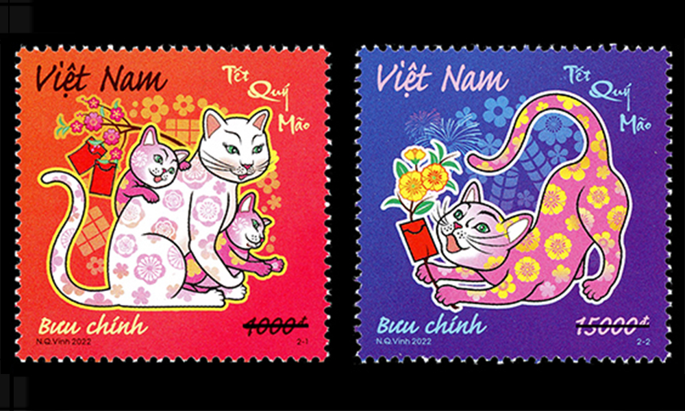 Tết Quý Mão 2023 trên tem bưu chính Việt Nam