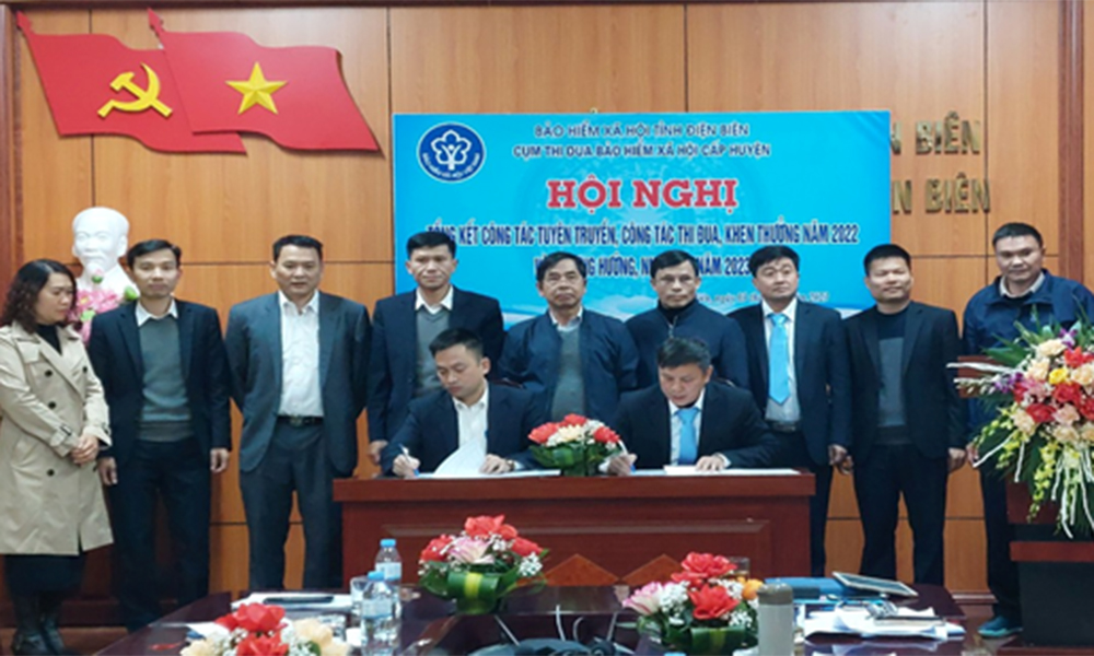 Điện Biên: Cụm Thi đua BHXH cấp huyện triển khai nhiệm vụ năm 2023