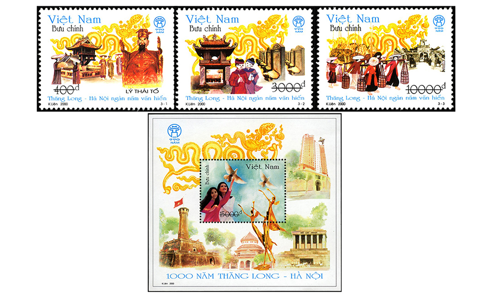 Giới thiệu bộ tem “Kỷ niệm 1100 năm sinh Đinh Tiên Hoàng đế (924-979)”
