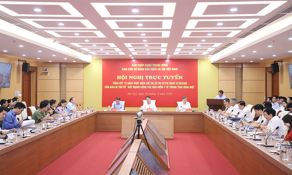 Ban Cán sự Đảng BHXH Việt Nam tổng kết 15 năm thực hiện Chỉ thị số 38-CT/TW của Ban Bí thư