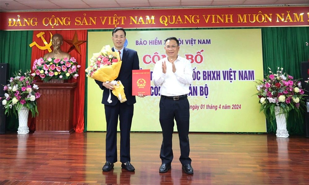 Ông Phạm Trọng Huế được bổ nhiệm giữ chức Phó Giám đốc BHXH tỉnh Bắc Ninh