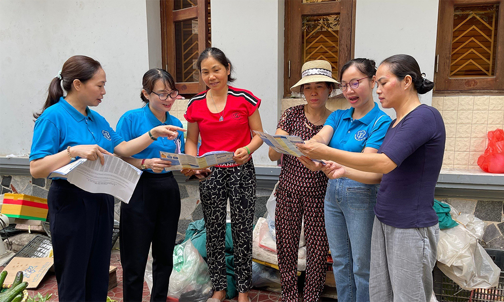 Vĩnh Phúc: Vận động gần 500 người tham gia BHXH tự nguyện, BHYT hộ gia đình