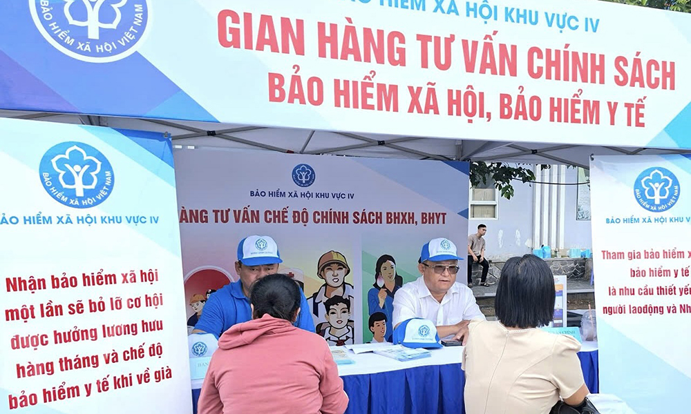 BHXH Khu vực IV tư vấn chính sách BHXH, BHYT cho NLĐ