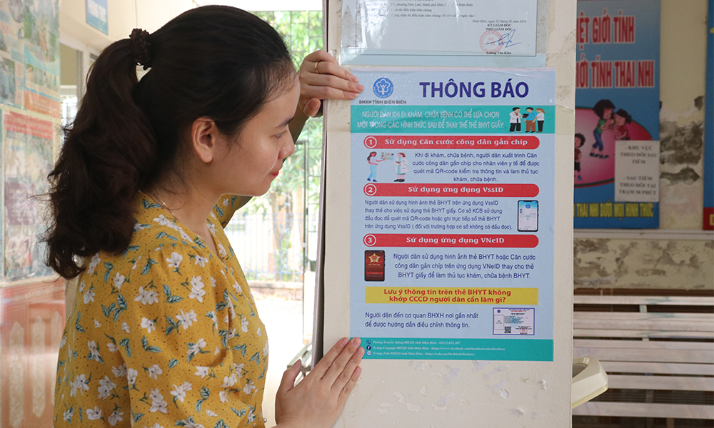 Điện Biên: 94% người tham gia BHXH, BHYT được đồng bộ thông tin với CSDL quốc gia về dân cư