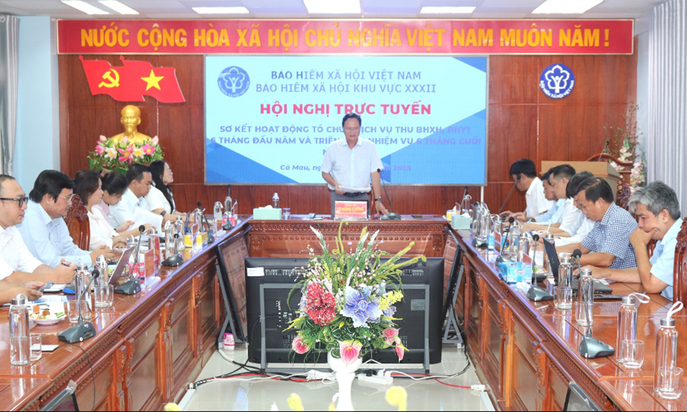 BHXH khu vực XXXII: Kiện toàn tổ chức dịch vụ thu, phát triển BHXH tự nguyện, BHYT tự đóng