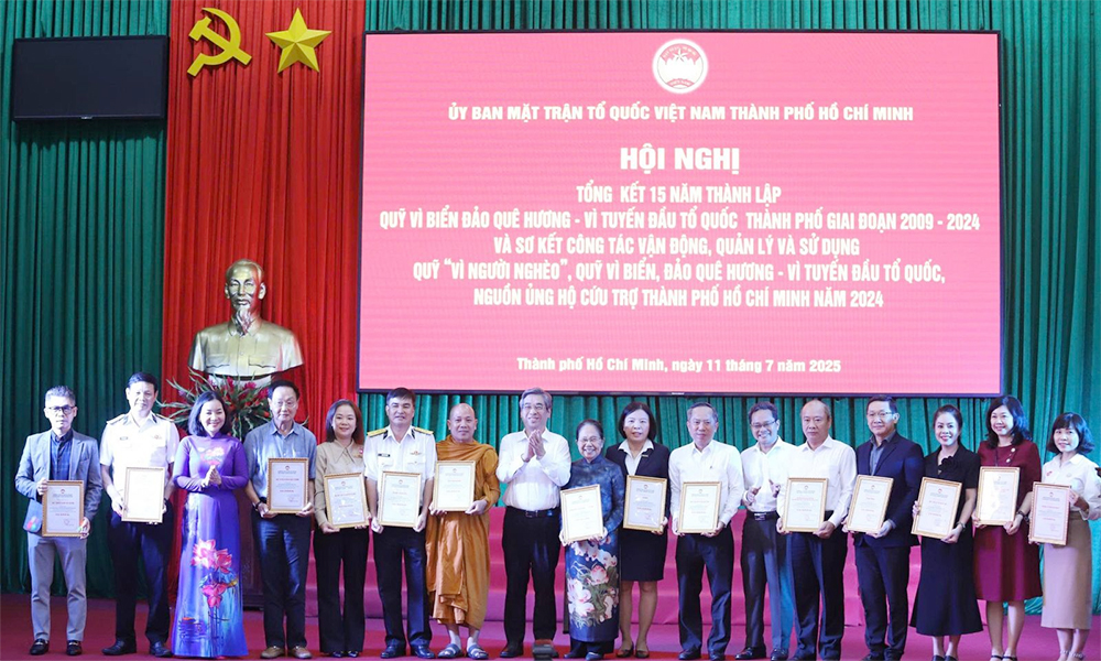 Quỹ “Vì biển đảo quê hương - Vì tuyến đầu Tổ quốc” vận động được hơn 550 tỷ đồng
