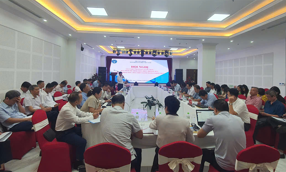 Lấy ý kiến góp ý Dự thảo quy trình quản lý thu và phát triển người tham gia BHXH, BHYT