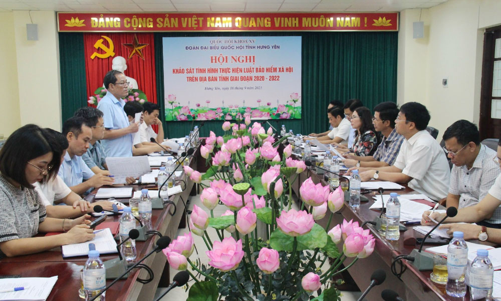 Hưng Yên: Việc thực hiện Luật BHXH giai đoạn 2020-2022 đạt nhiều kết quả tích cực