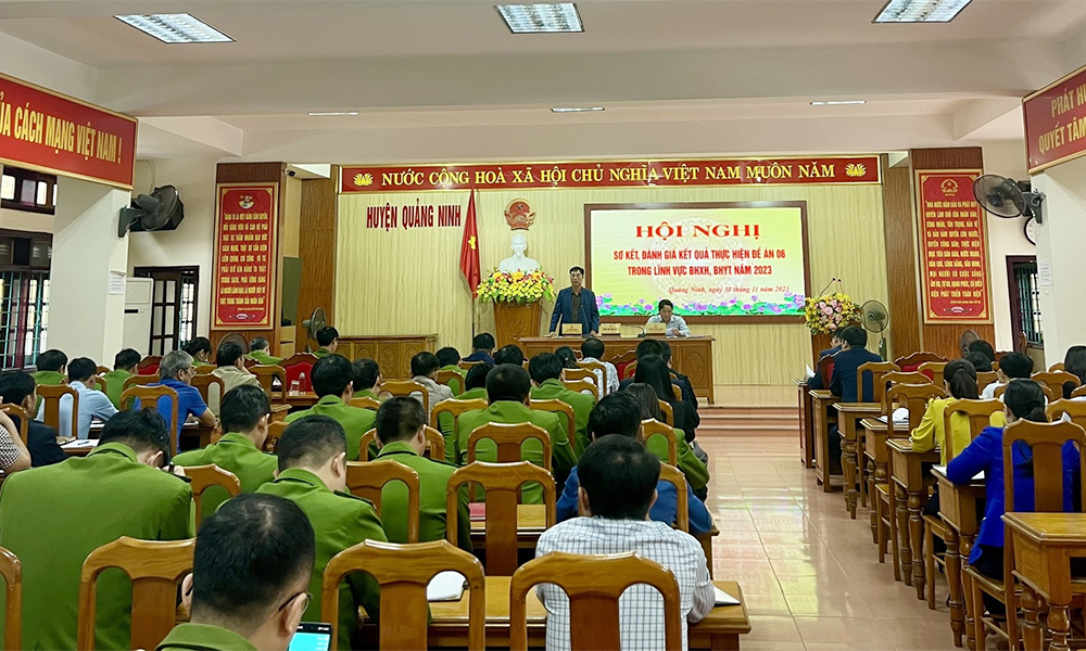 Triển khai đề án 06 tại huyện Quảng Ninh (Quảng Bình): Chính quyền đồng hành cùng cơ quan BHXH