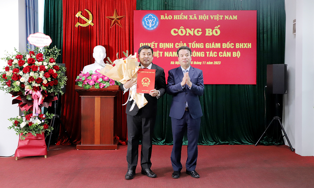 Bổ nhiệm ông Nguyễn Quốc Tuấn giữ chức Hiệu trưởng Trường Đào tạo nghiệp vụ BHXH