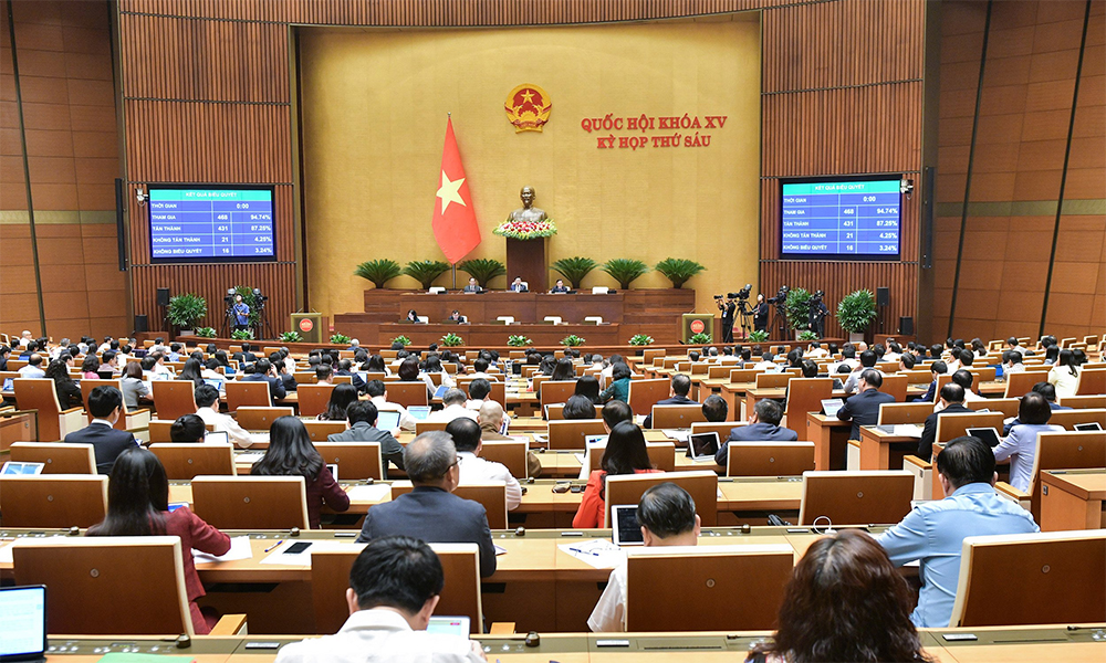 Quốc hội bước vào tuần làm việc cuối cùng của Kỳ họp thứ Sáu, thông qua nhiều dự án luật