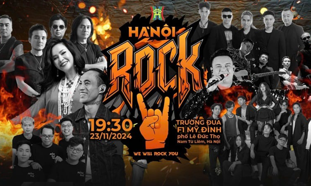 Festival Hanoi Rock diễn ra tại Trường đua F1 Mỹ Đình